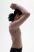 Sheer Jersey Top