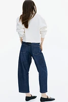 Barrel Regular Cropped Jeans