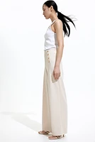 Button-front Pants