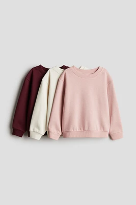 3-pack Brushed-Inside Sweatshirts