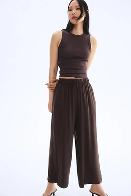 Pantalon à taille élastique