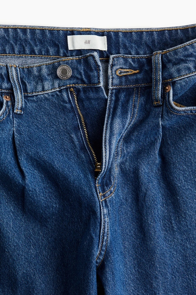 Wide-leg Denim Pants