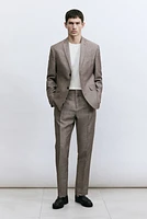 Slim Fit Wool-Blend Suit Pants