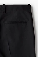 Regular-Fit Tailored Linen-Blend Pants