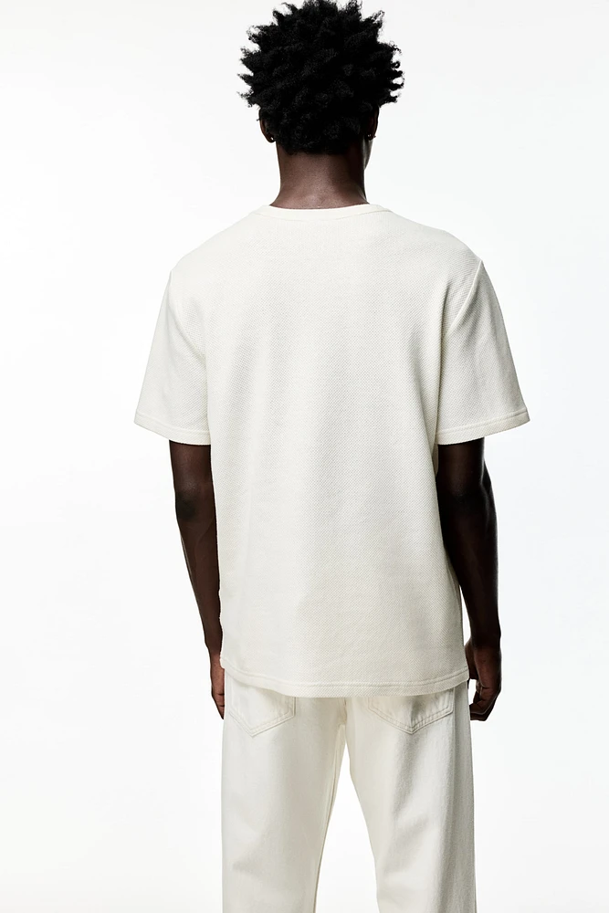 Regular Fit Piqué T-shirt