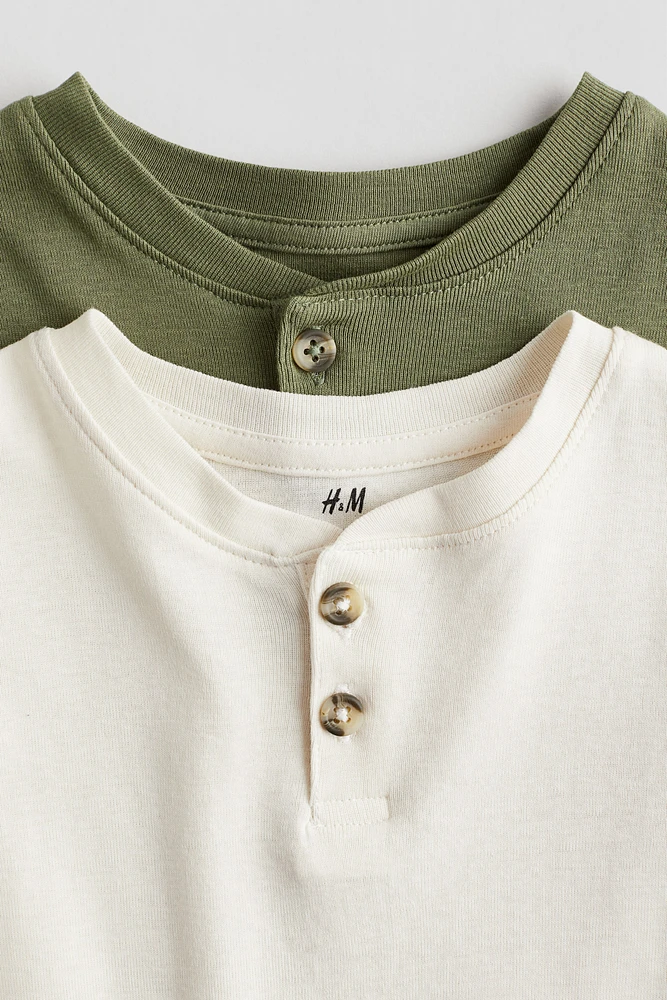 2-pack Henley T-shirts