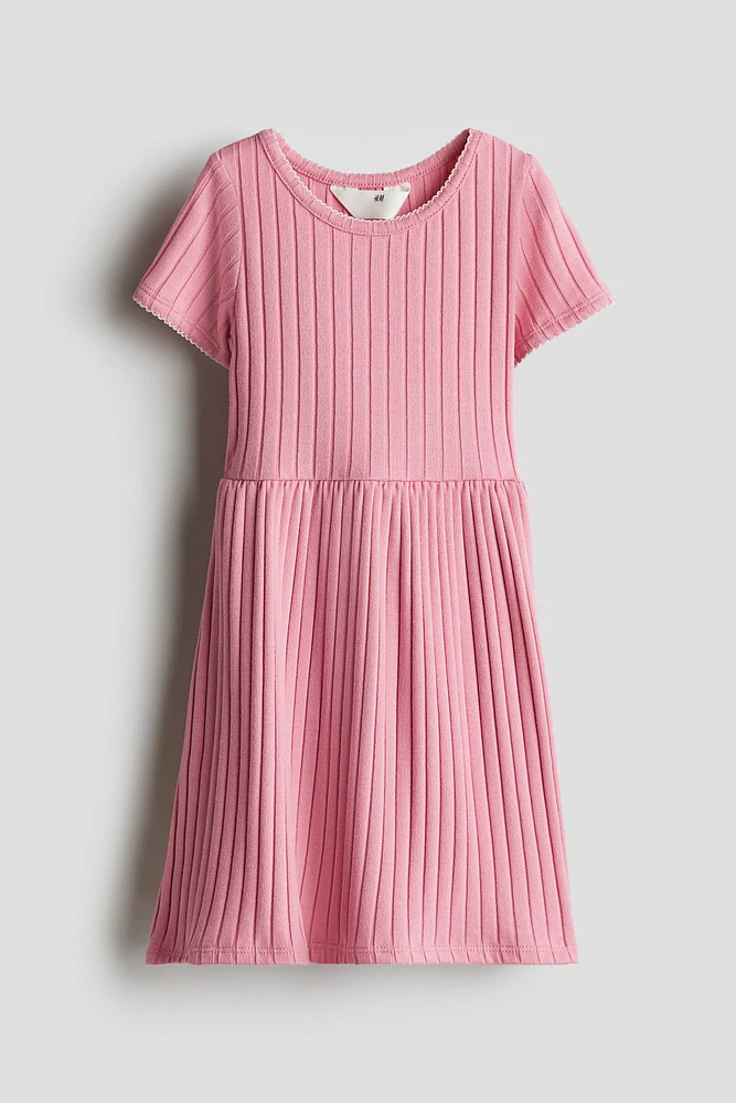 Rib-Knit Dress