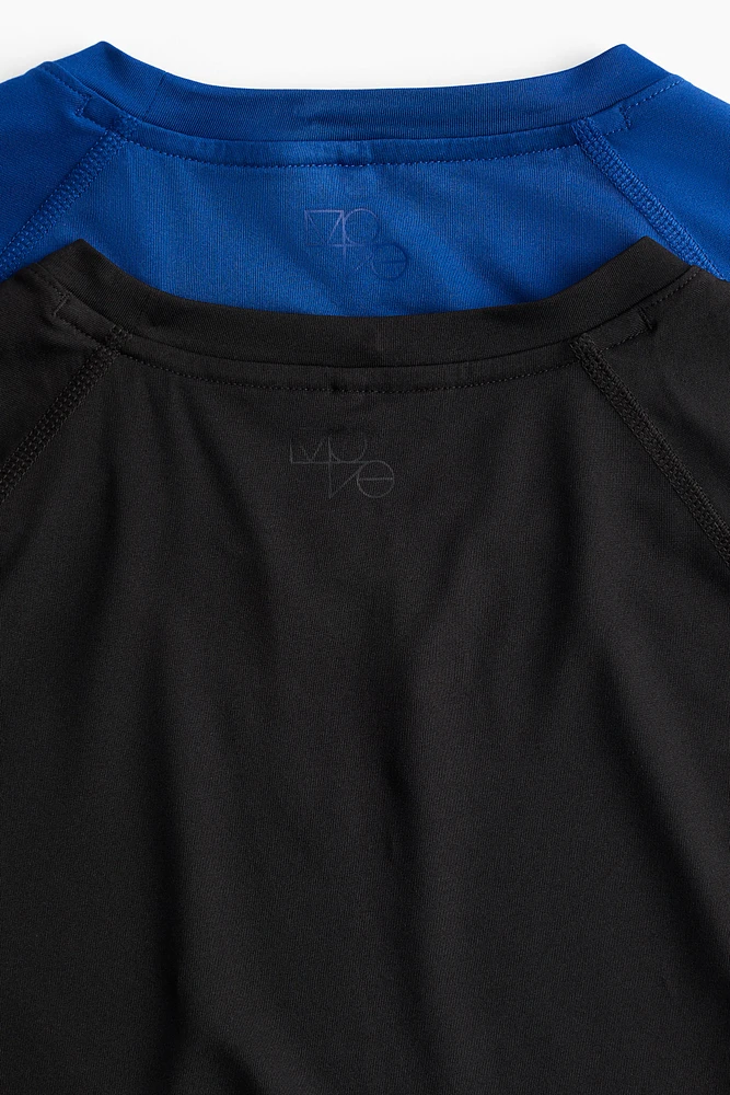 2-Pack Muscle Fit Sports Shirts with DryMove™
