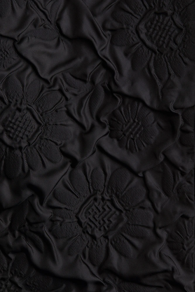Embossed Mini Dress