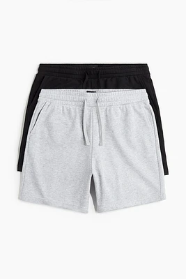 Lot de 2 shorts Coupe Classique en molleton
