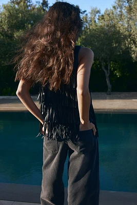 Barrel Regular Cropped Jeans