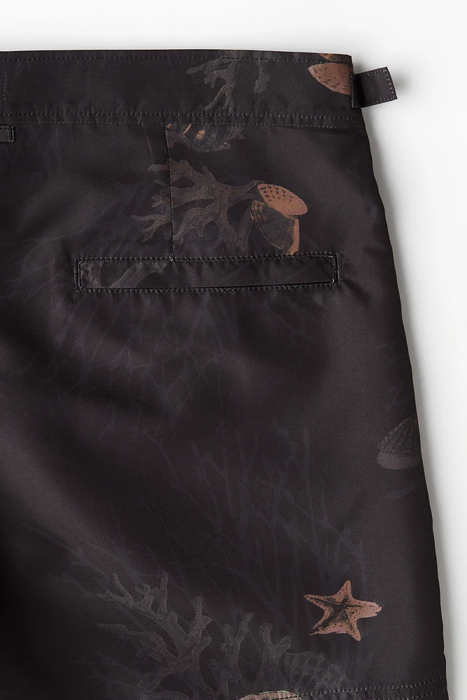 Patterned Swim Shorts