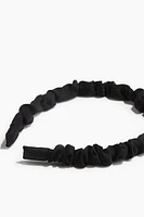 Ruched Satin Hairband