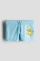 Printed Swim Trunks