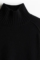 Cashmere-blend Mock Turtleneck Sweater