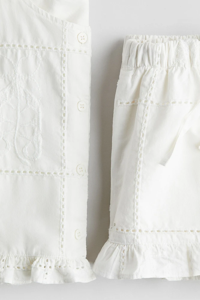 2-Piece Cotton Poplin Set
