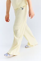 Pointelle Jersey Pants
