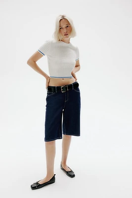 Bermuda Regular Denim Shorts