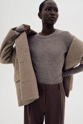 Haut en tricot de laine fin