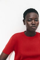 Fine-Knit T-Shirt