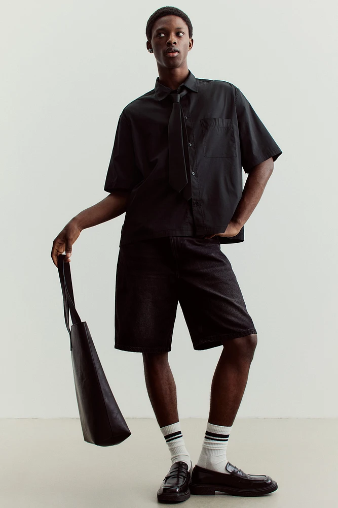 Oversized Short-Sleeved Shirt