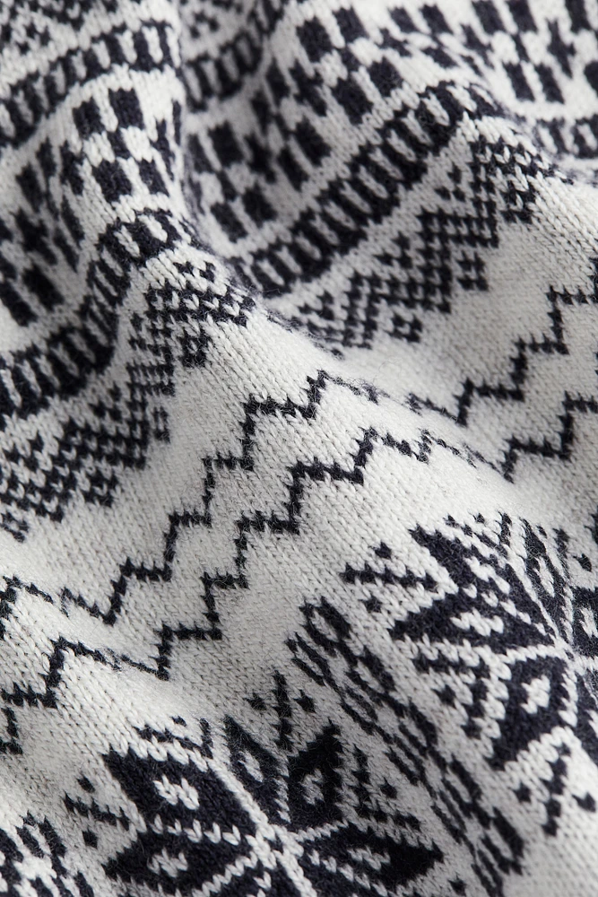 Regular Fit Jacquard-knit Sweater