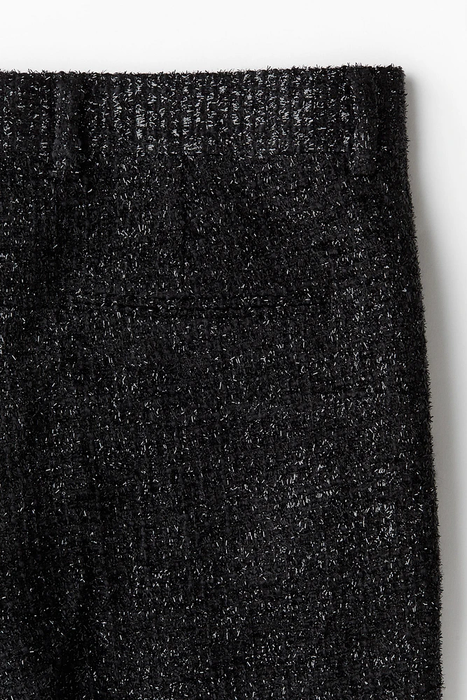 Relaxed Fit Glittery Tailored Pants
