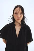 A-Line Muslin Dress