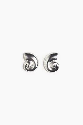 Seashell-Shaped Earrings