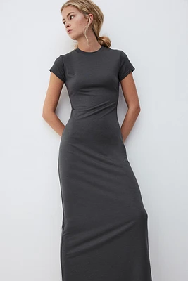 Robe moulante en jersey