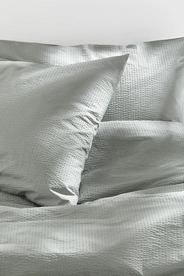 Seersucker King/Queen Duvet Cover Set