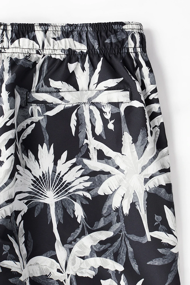 Patterned Swim Shorts