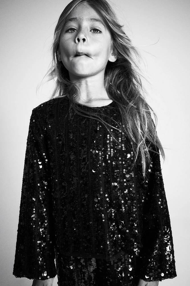 Blazer à sequins