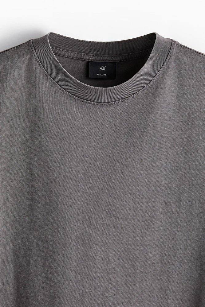 Regular-Fit Washed Tank Top