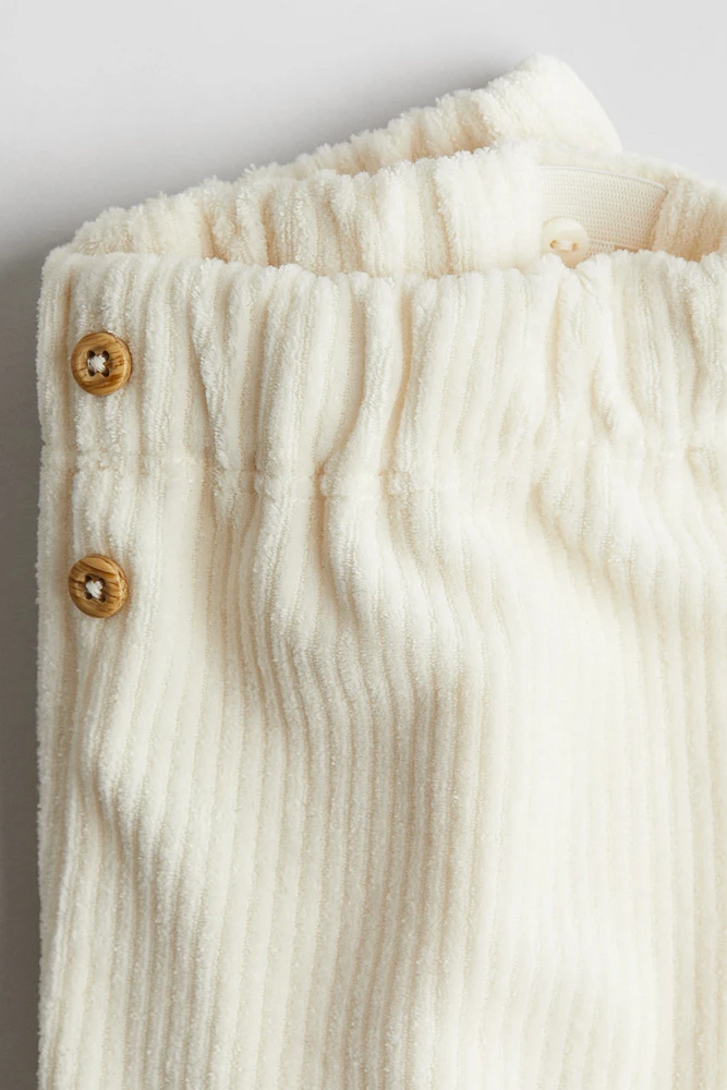 Ribbed Velour Pants