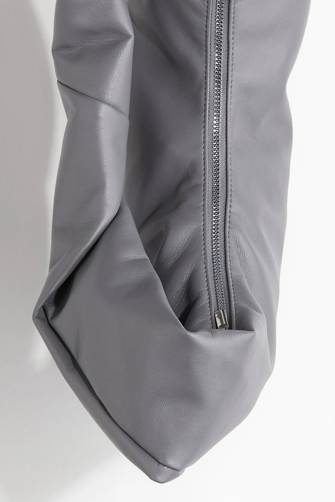 Twisted-Strap Shoulder Bag