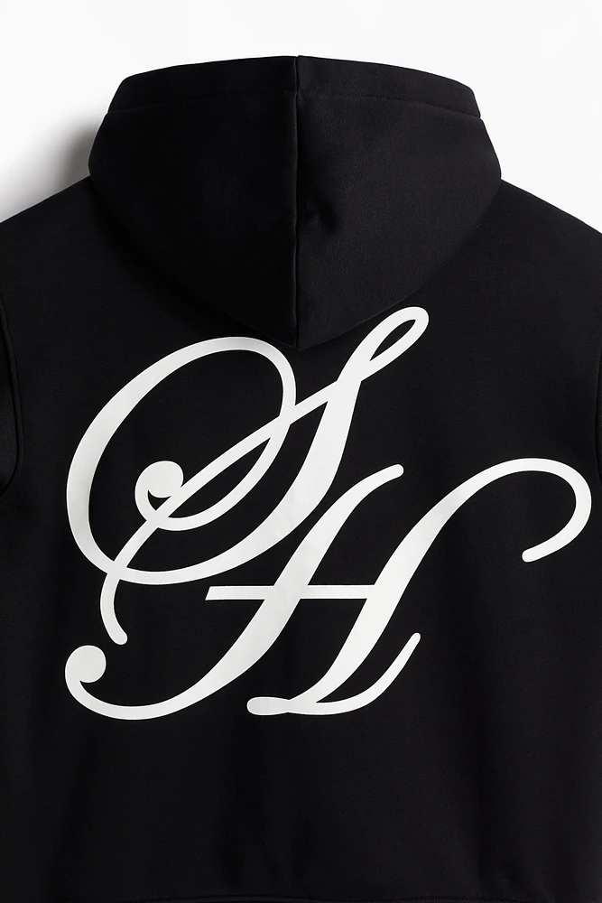 Loose-Fit Hoodie with Motif