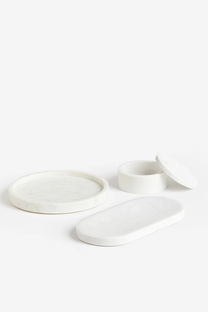 Round Marble Tray