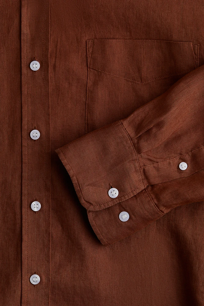 Oversized Linen Shirt
