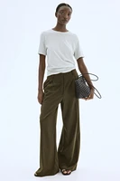 Silk-blend T-shirt