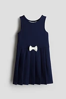 Bow-Detail Jersey Dress