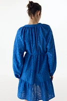 MAMA Eyelet-Embroidered Dress