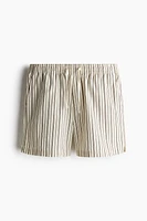 Cotton Pajama Shirt and Shorts