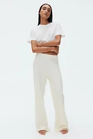 Bouclé-Knit Pants