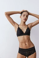 Padded Soft-Cup Lace Bra