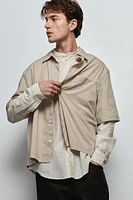 Chemise à manches courtes ample