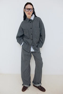 Loose-fit Shacket