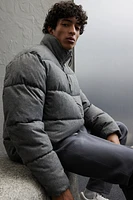 Loose Fit Water-Repellent Puffer Jacket