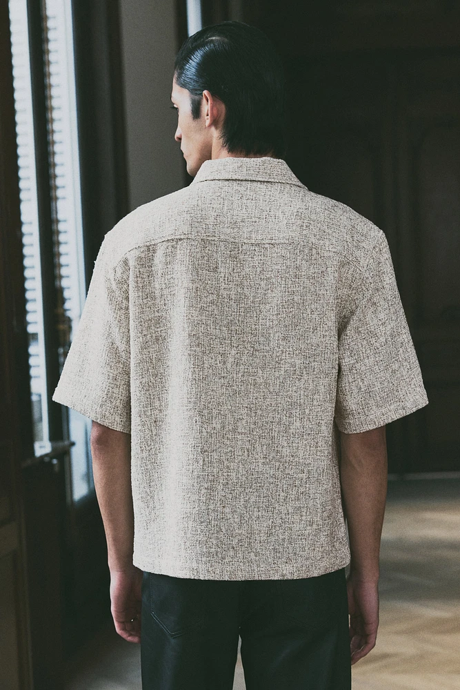 Regular Fit Tweed Shirt