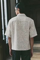 Regular Fit Tweed Shirt